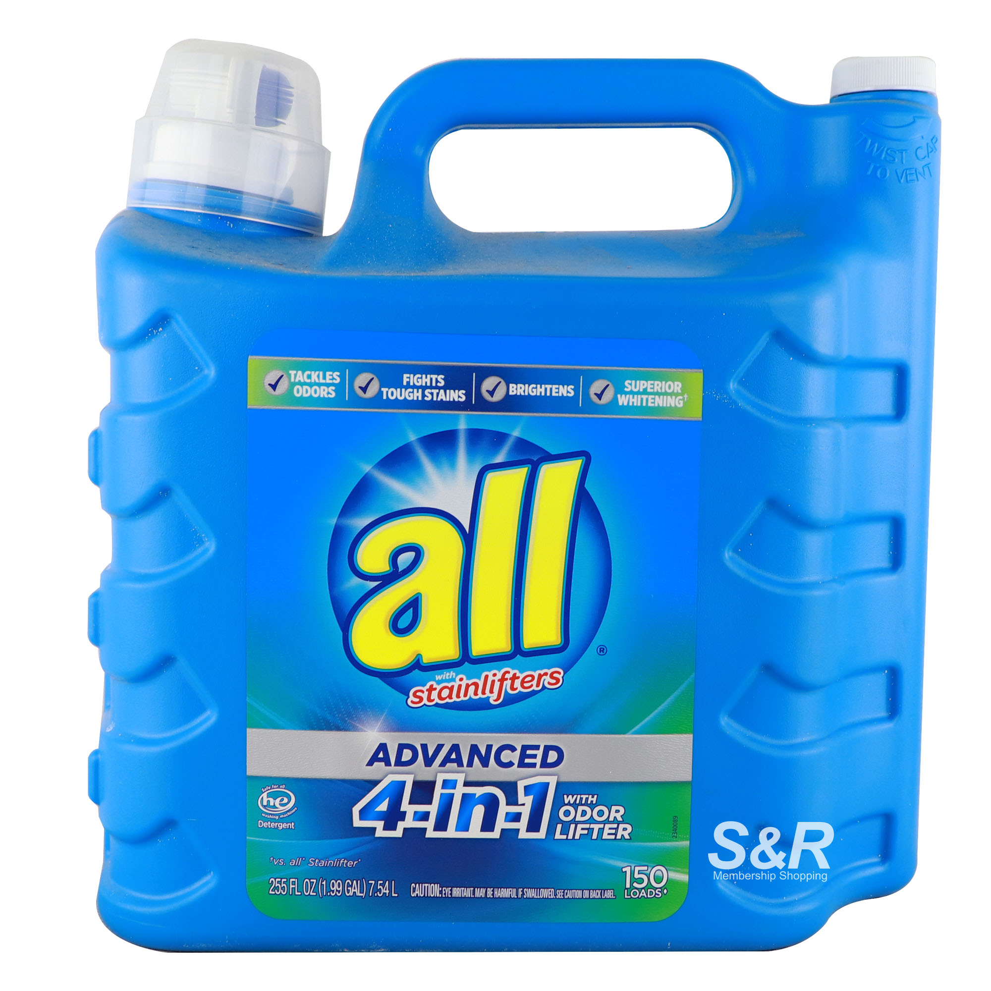 All Advanced 4-in1 Liquid Detergent 7.54L All Advanced 4-in1 Liquid Detergent 7.54L